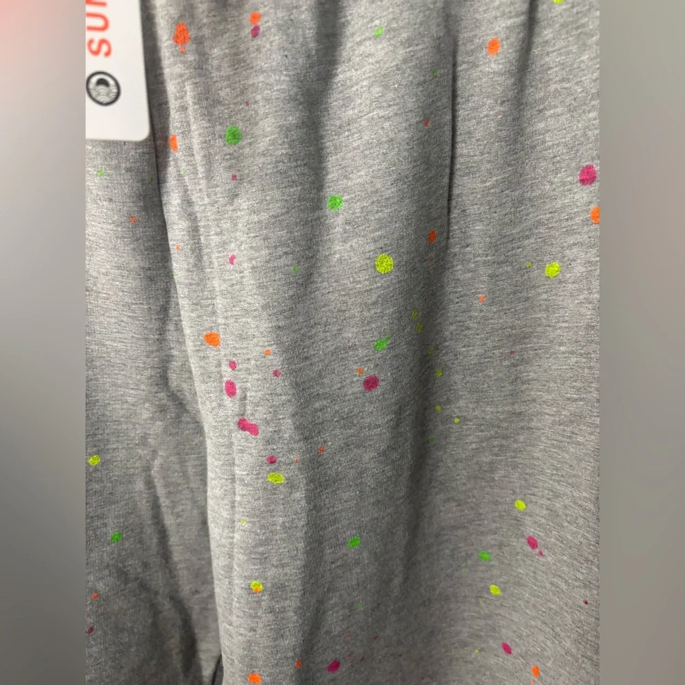 NWT Sundry Gray Paint Splatter Joggers Sz 3 (large) - Picture 4 of 6